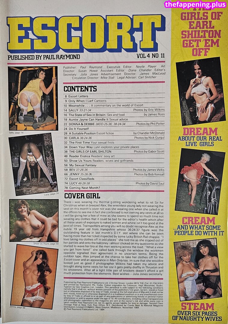 1980'S & Early 90'S Page 3 Girls / GlamourTeaJames / https: / mariawhittaker 누드 OnlyFans 사진 #1129
