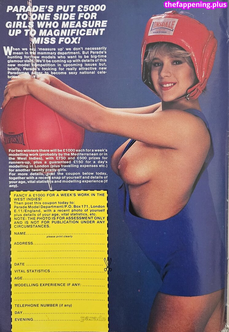 1980'S & Early 90'S Page 3 Girls / GlamourTeaJames / https: / mariawhittaker Foto OnlyFans Desnuda #1535
