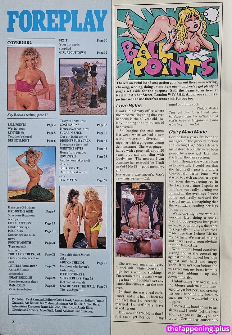 1980'S & Early 90'S Page 3 Girls / GlamourTeaJames / https: / mariawhittaker Foto OnlyFans Nua #1645