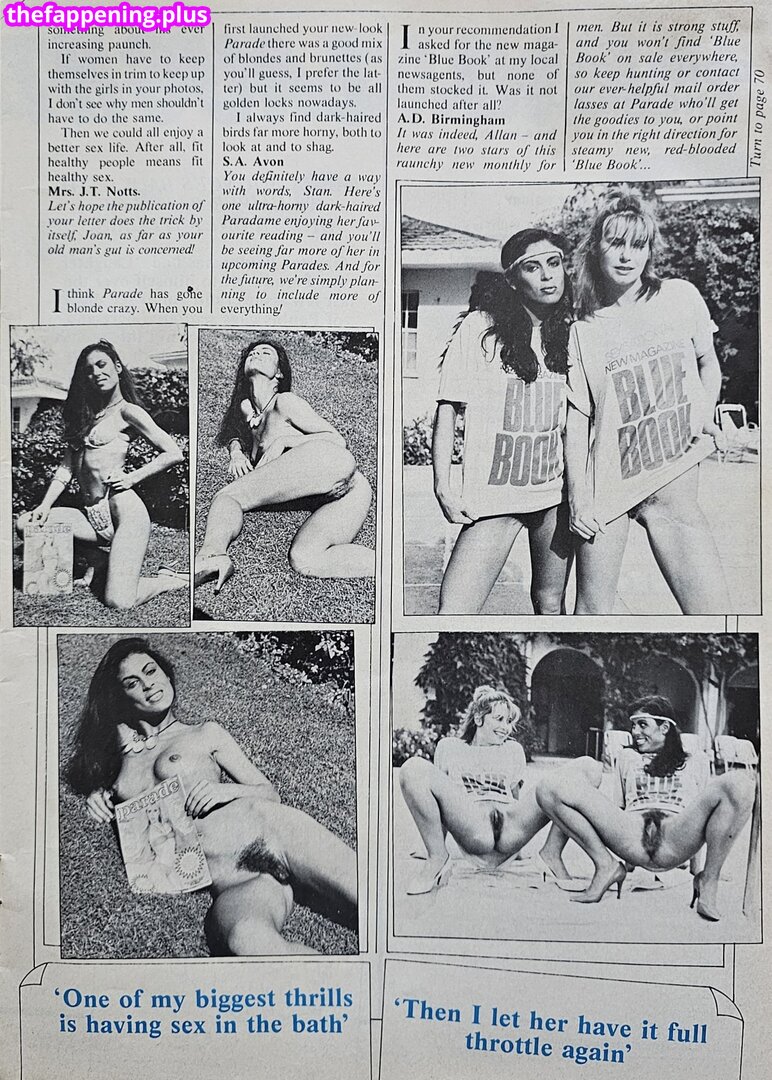 1980'S & Early 90'S Page 3 Girls / GlamourTeaJames / https: / mariawhittaker Meztelen OnlyFans Fotó #1681