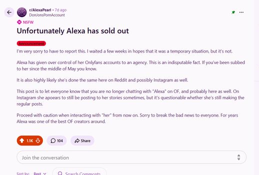 Full leaked Alexa pearl private onlyfans photo