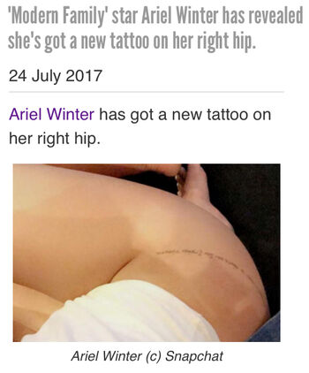 Full leaked Ariel winter private onlyfans photo