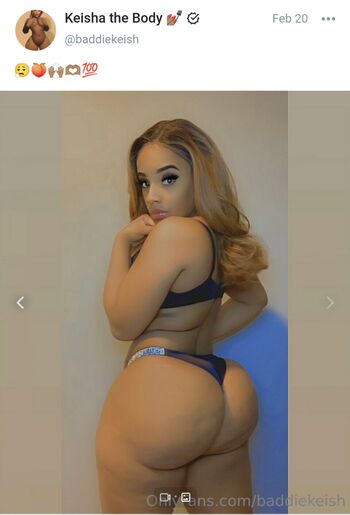 Full leaked Baddiekeish private onlyfans photo