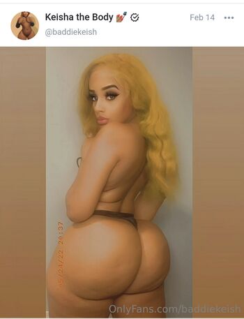 Full leaked Baddiekeish private onlyfans photo