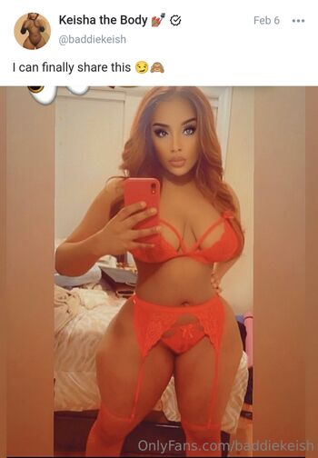 Full leaked Baddiekeish private onlyfans photo