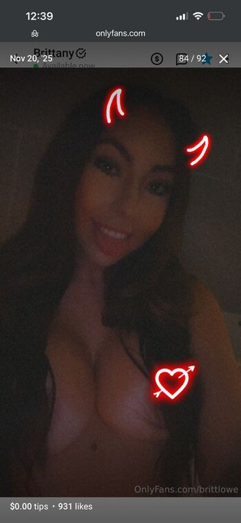 Full leaked Brittlowe private onlyfans photo