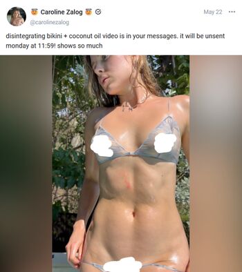 Full leaked Caroline zalog page private onlyfans photo
