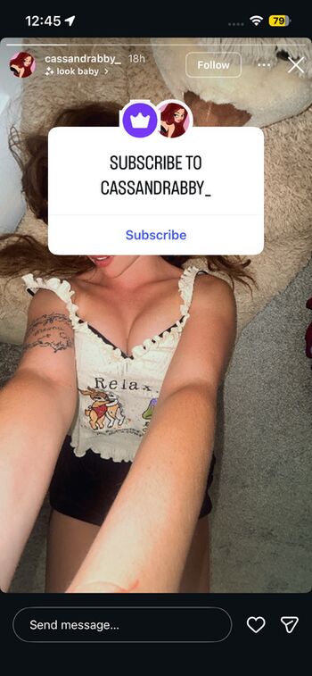 Full leaked Cassandrabby page private onlyfans photo