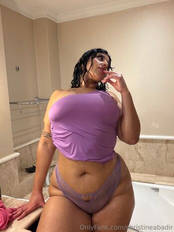 Full leaked Cchristineabadir page private onlyfans photo