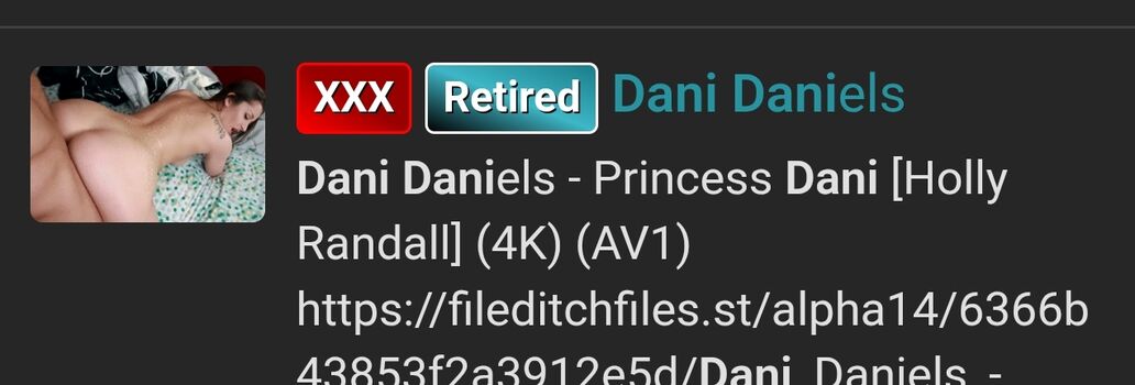 Full leaked Dani daniels private onlyfans photo