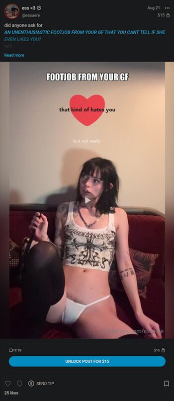 Full leaked Essaere private onlyfans photo
