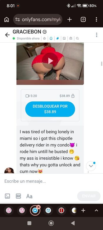 Full leaked Graciebon private onlyfans photo
