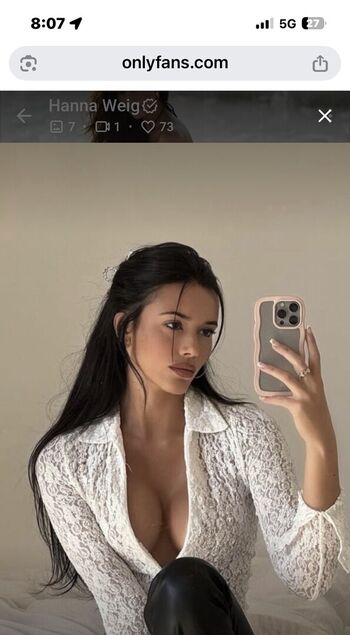 Full leaked Hannaweig private onlyfans photo