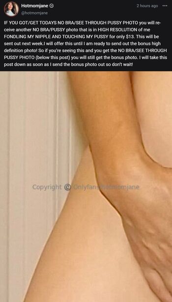 Full leaked Hotmomjane page private onlyfans photo