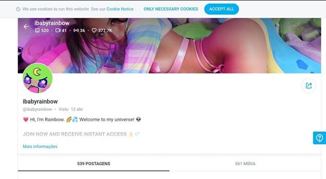Full leaked Ibabyrainbow private onlyfans photo