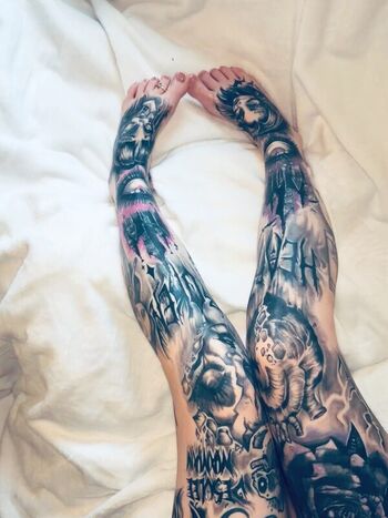 Full leaked Inked feet page private onlyfans photo