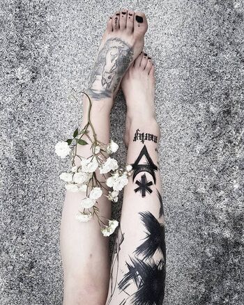 Full leaked Inked feet page private onlyfans photo