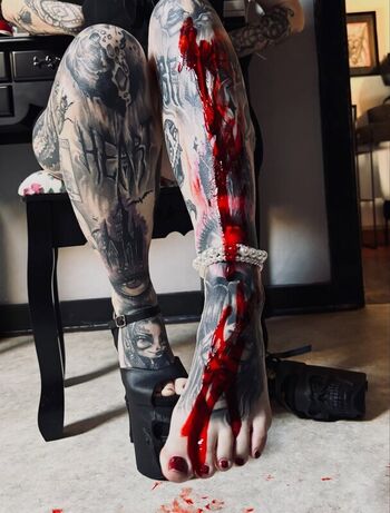 Full leaked Inked feet page private onlyfans photo