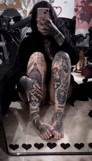 Full leaked Inked feet page private onlyfans photo