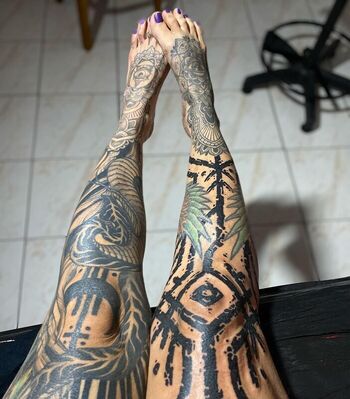 Full leaked Inked feet private onlyfans photo