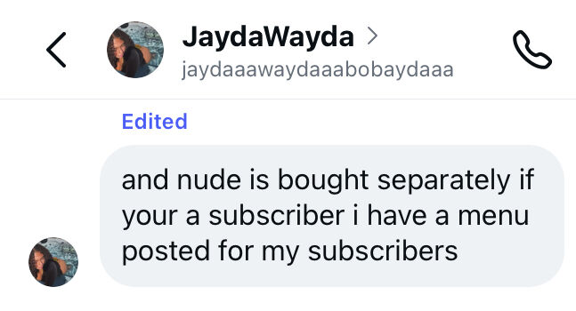 Full leaked Jaydaaa waydaaa private onlyfans photo