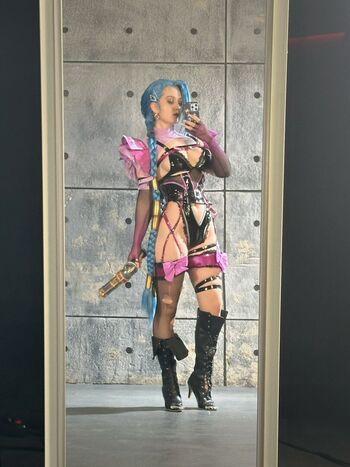 Full leaked Jinx cosplay arcane private onlyfans photo