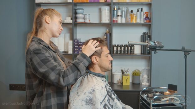 Full leaked Lady barbers asmr private onlyfans photo