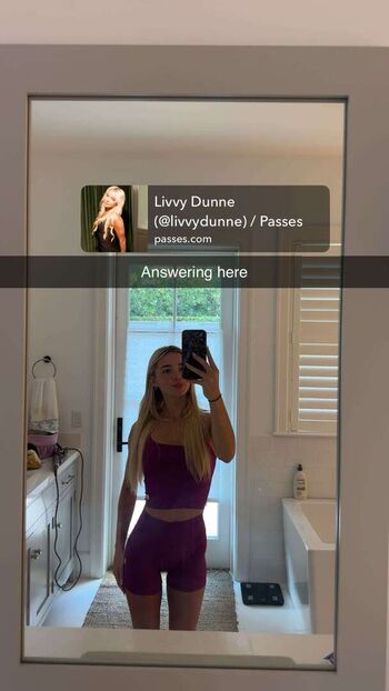 Full leaked Livvy dunne private onlyfans photo