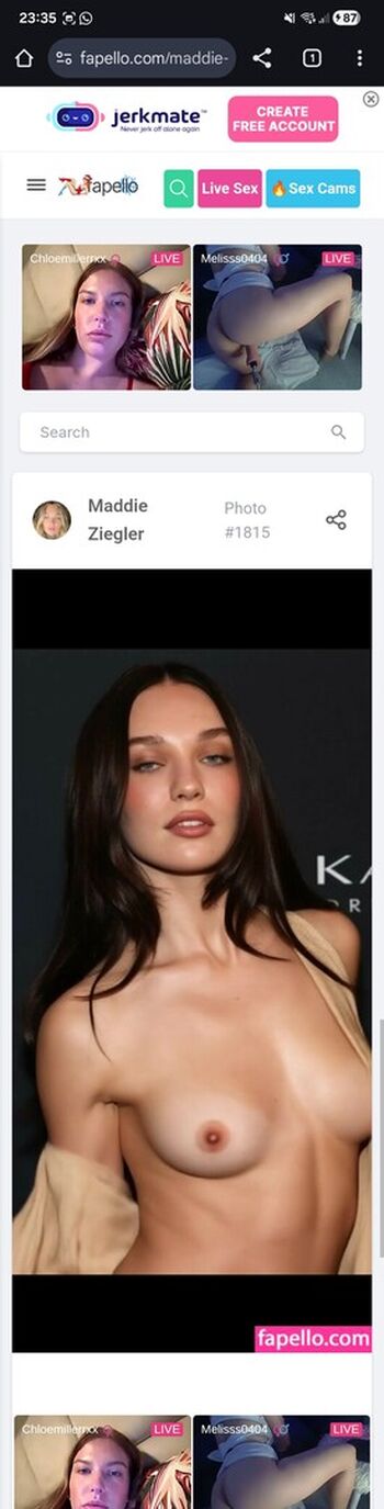 Full leaked Maddie ziegler  page private onlyfans photo