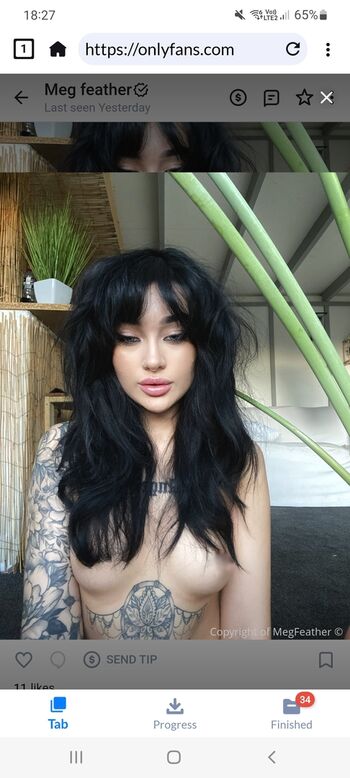 Full leaked Megfeather private onlyfans photo