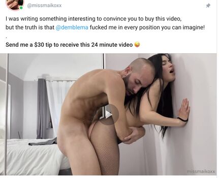 Full leaked Missmaiko page private onlyfans photo