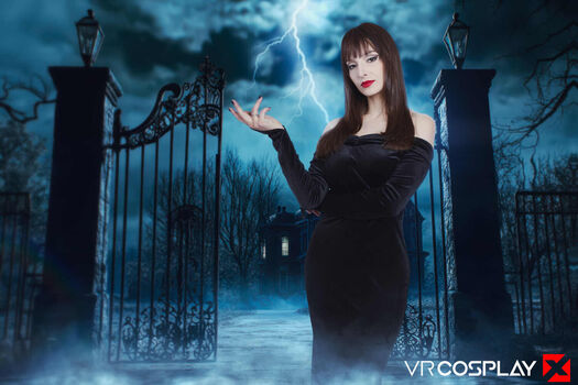 Full leaked Morticia cosplay private onlyfans photo