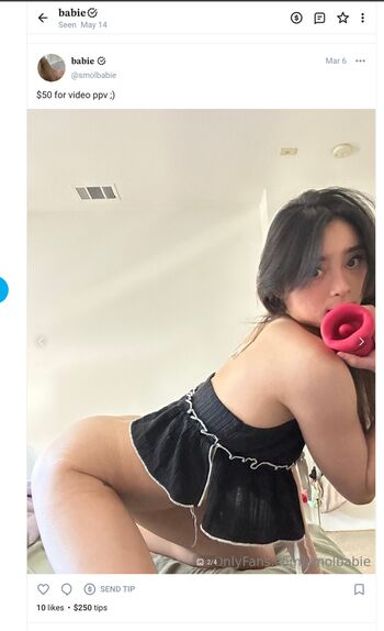Full leaked Smolbabie private onlyfans photo