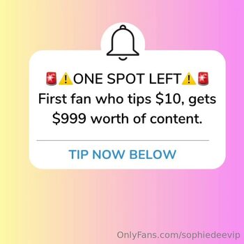 Full leaked Sophiedeevip private onlyfans photo