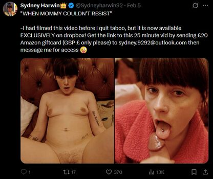 Full leaked Sydney harwin page private onlyfans photo