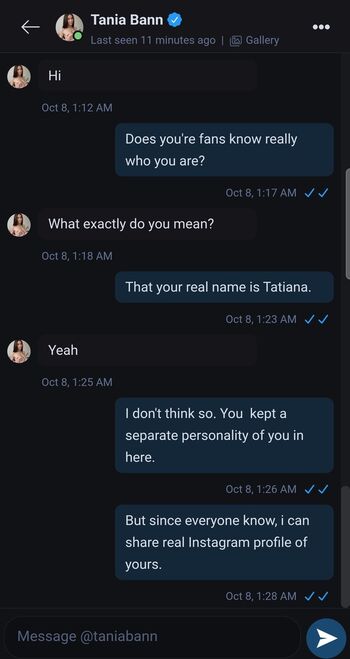 Full leaked Tania bann page private onlyfans photo