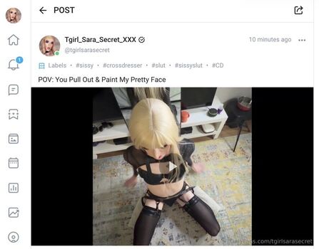 Full leaked Tgirlsarasecret private onlyfans photo