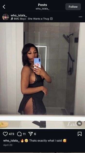 Full leaked Who islala private onlyfans photo