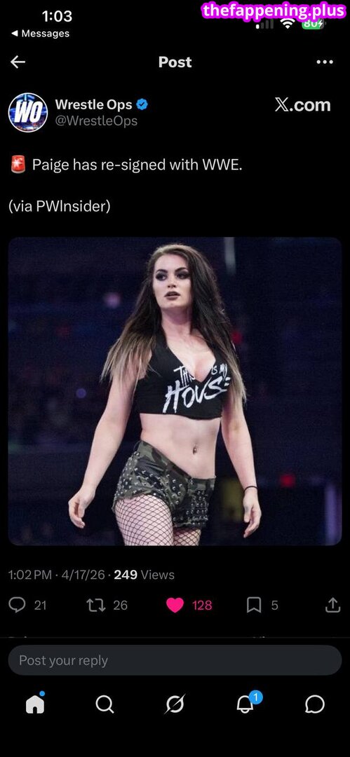 Saraya Bevis / WWE's Paige / realtonistorm / saraya नग्न OnlyFans फोटो #4